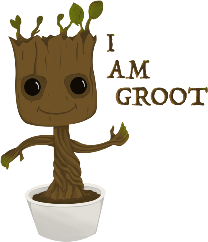 Download Groot Clip Art - Crochet Pattern C2c Groot - ClipartKey