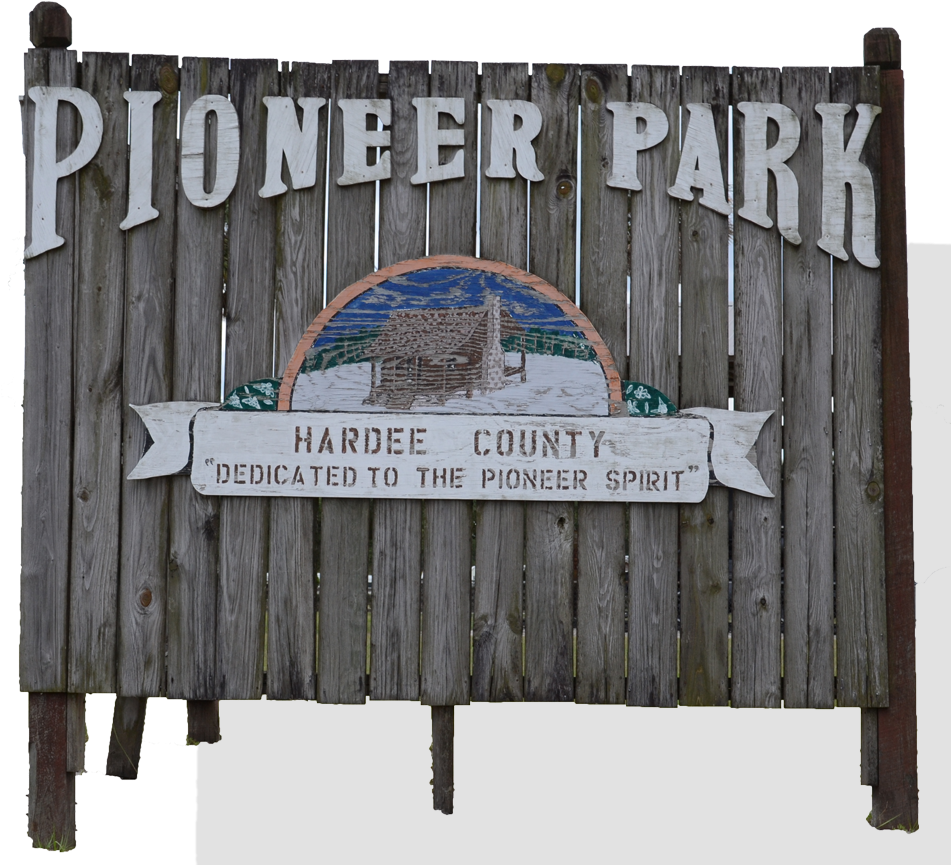 Download Sign At Pioneer Park - Pioneer Park Zolfo Springs Fl - ClipartKey