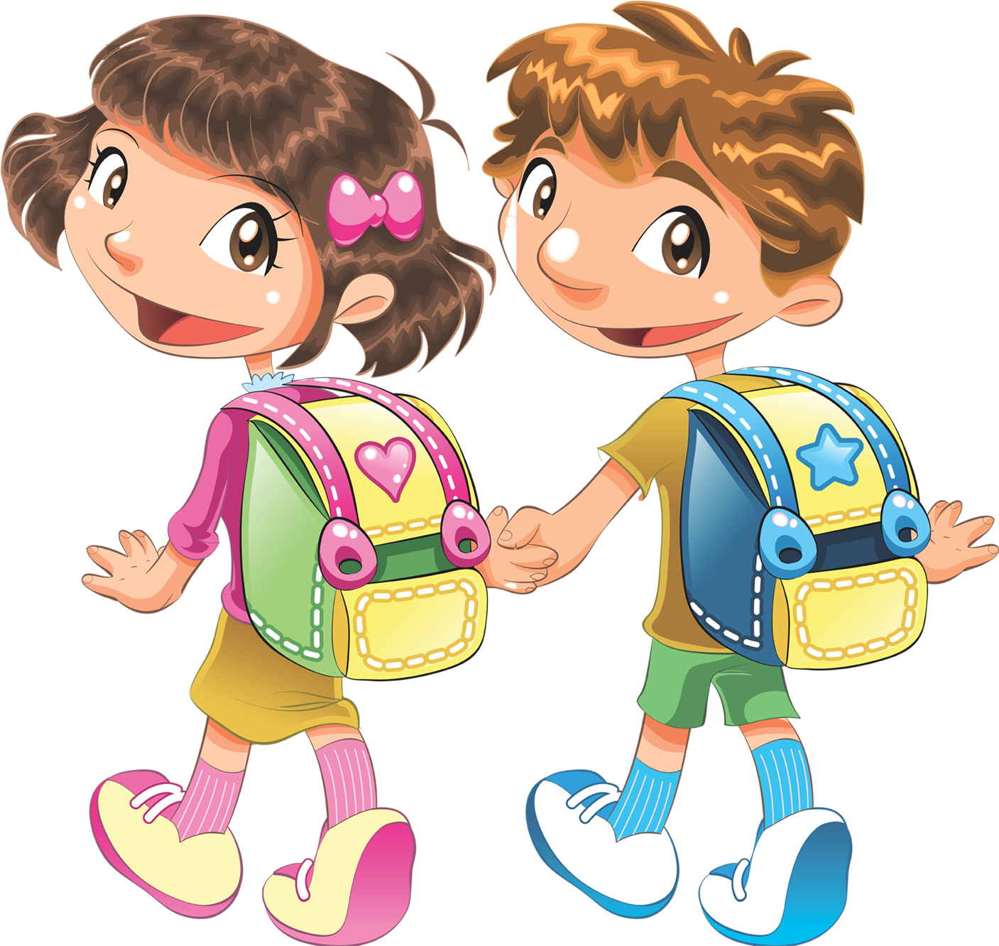 Download Clip Art Go To School Clipart - Kids Going School Clipart Png ...