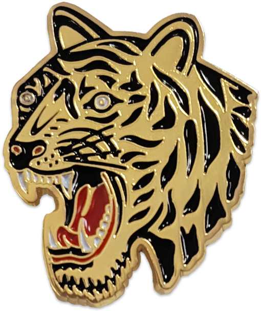 Download Transparent Tiger Roar Png - Gold Tiger Transparent - ClipartKey