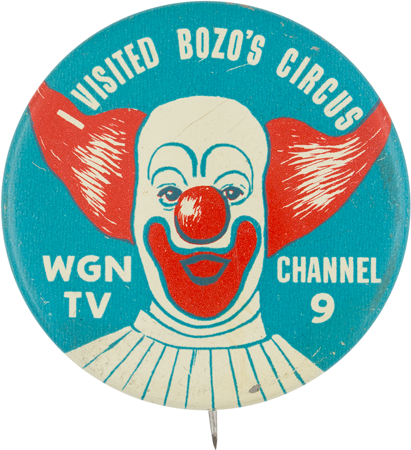 Download Transparent Vintage Tv Png - Bozo Button - ClipartKey