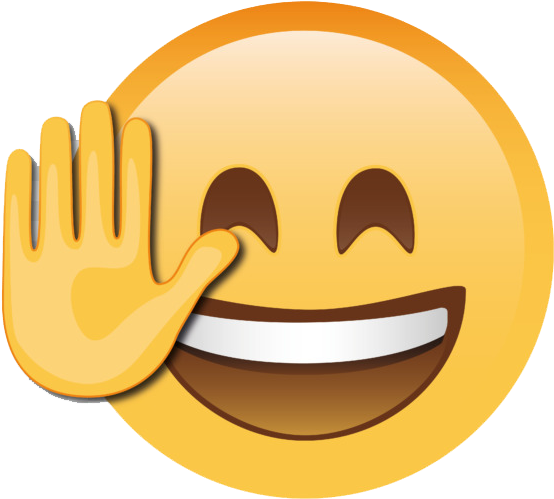 Download Clip Art Hi Emoji Similey - High Five Emoji Png - ClipartKey