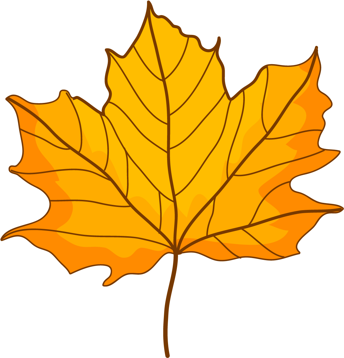 Download Fall Autumn Leaves Cartoon Png - ClipartKey