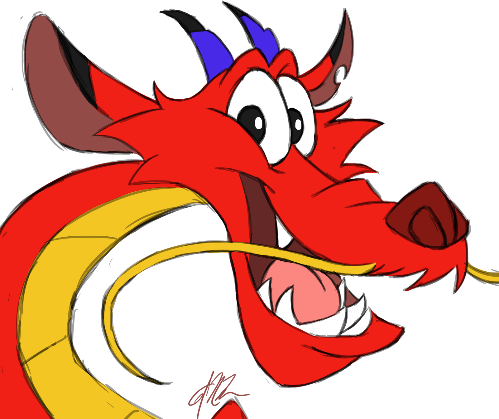 Download Mushu Png - ClipartKey