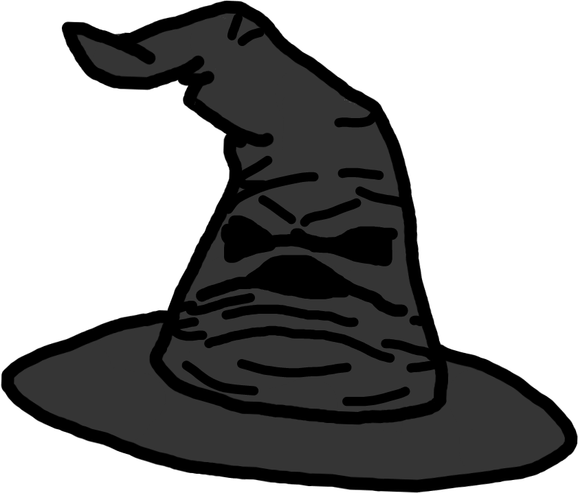 Download Transparent Sorting Hat Clip Art - Sorting Hat - ClipartKey