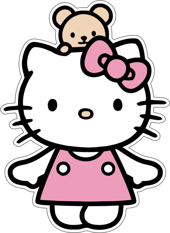 Download Hello Kitty Pink Bear Png - ClipartKey