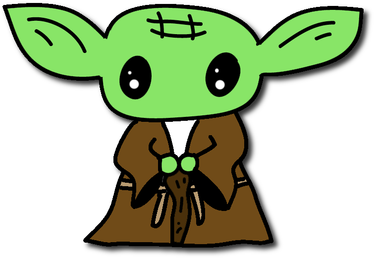 Download Clipart Baby Yoda Picture Yoda Cartoon Simple Clipartkey