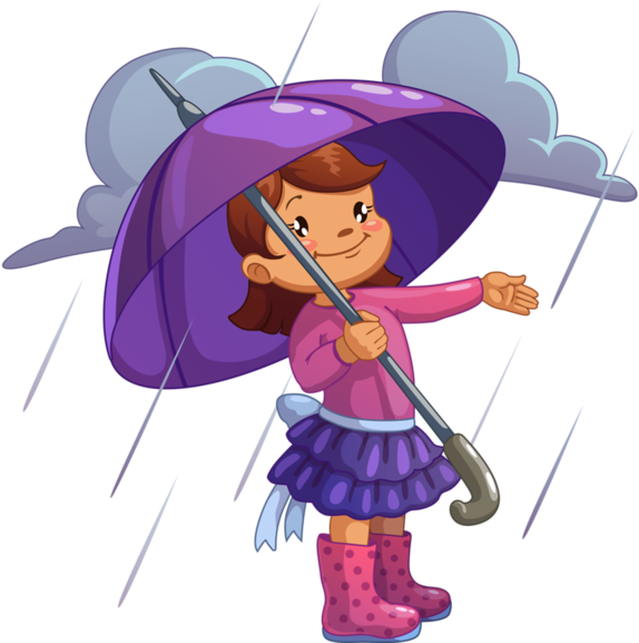 Download Rainy Day Clipart Png - Transparent Cartoon Png Raining ...