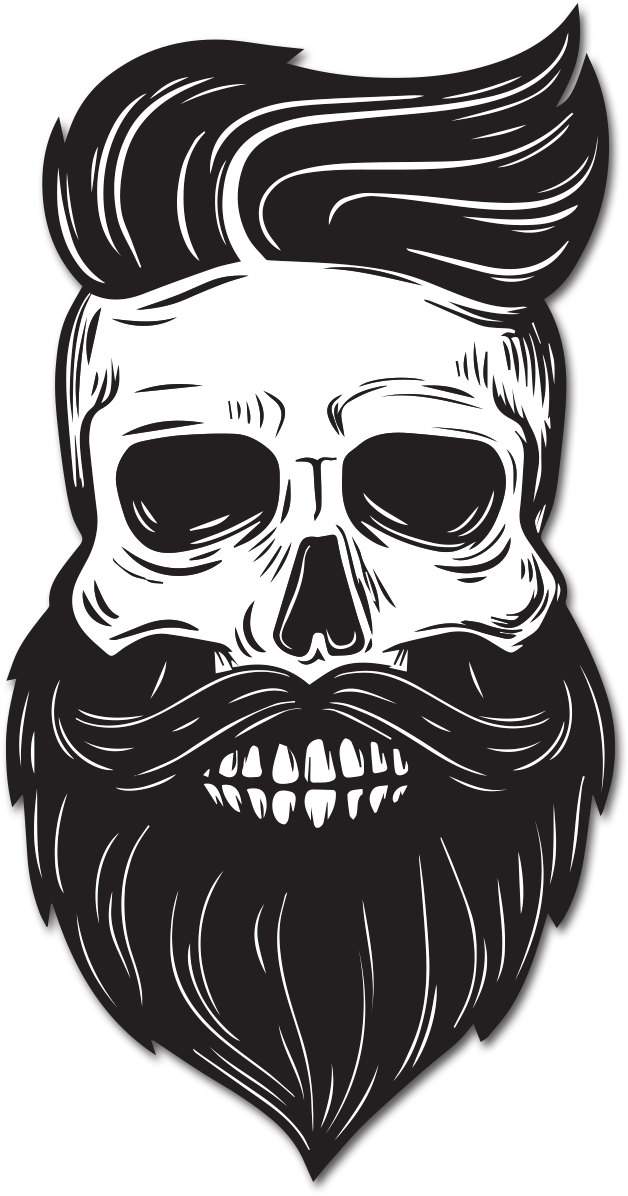 Download Premium Beard Oil Skull Skull Beard Png Clipartkey 