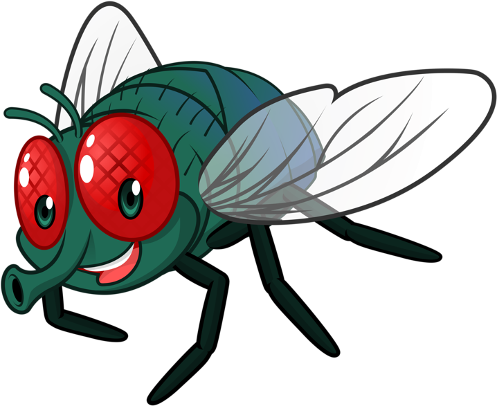 Download Clip Art Cute Little - Cartoon Fly Transparent Background ...