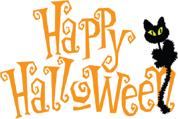 Download Happy Halloween Cat Clip Art - ClipartKey