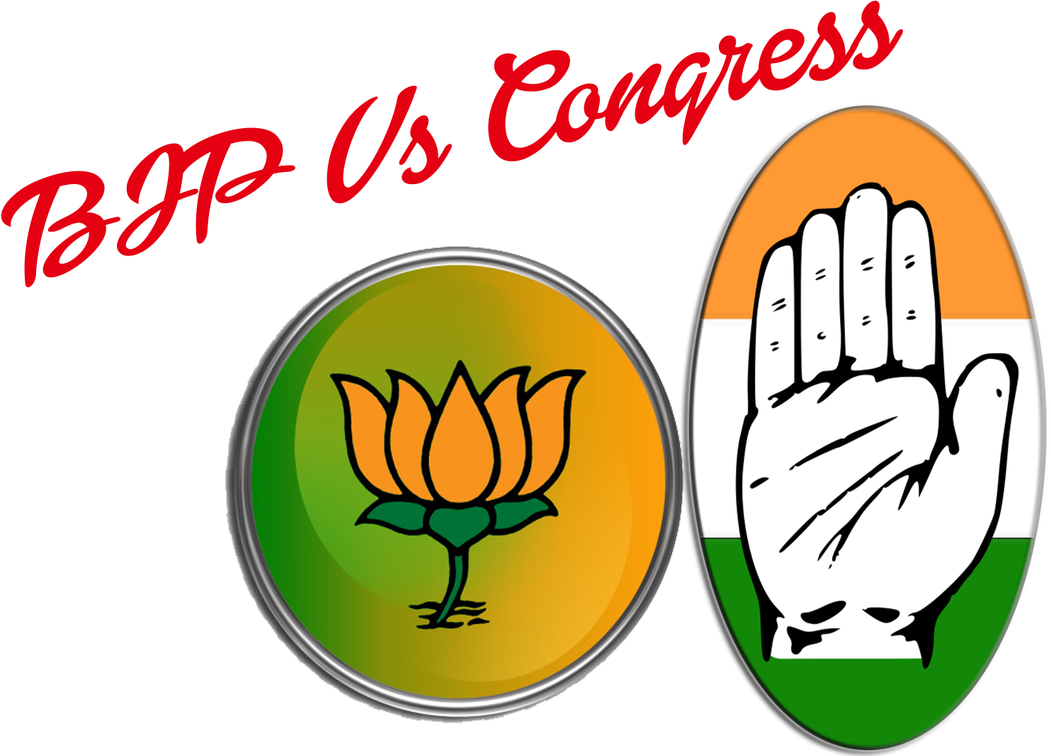 Download Bjp Vs Congress Png Clipart - Transparent Congress Logo Png ...