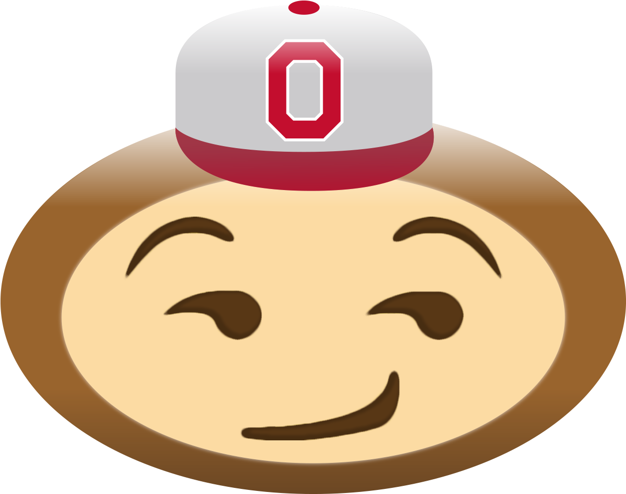 Download Ohio State Buckeyes Emoji - Smiley - ClipartKey