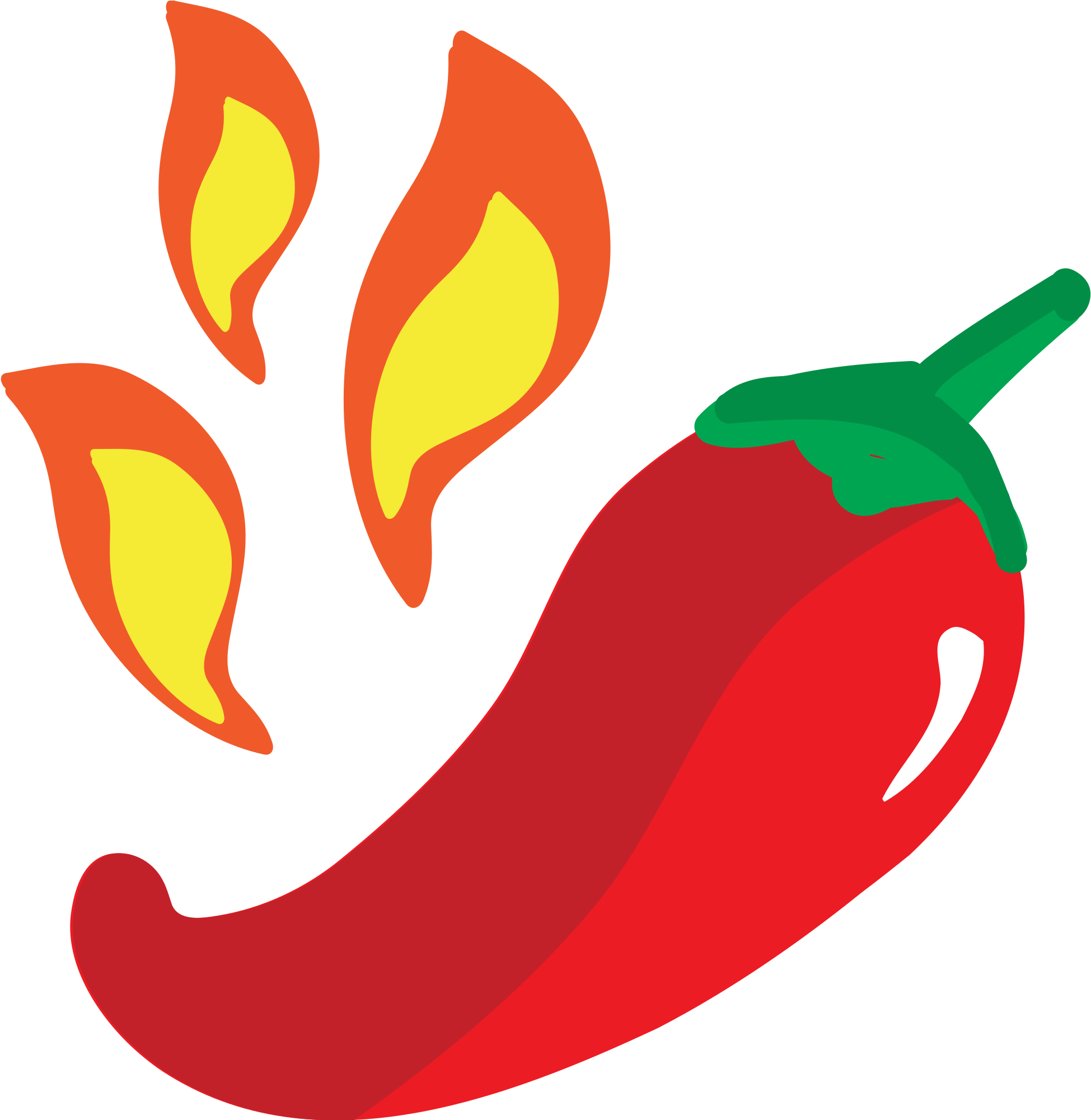 Download Transparent Chili Pepper Clipart - Chili Pepper Emoji Png ...