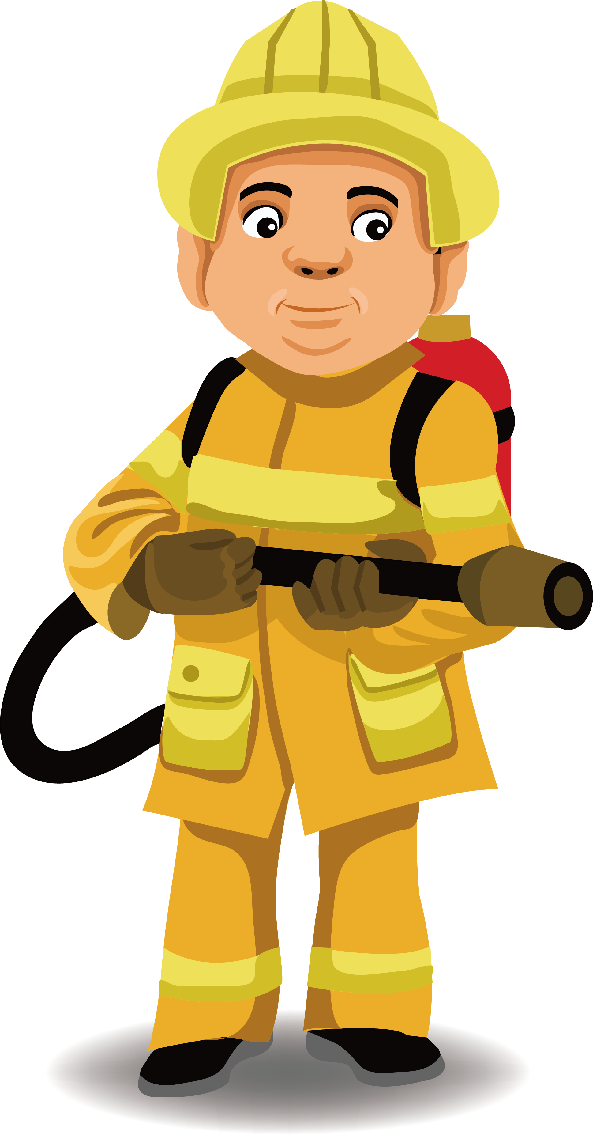 Download Police Officer Firefighter Firefighting Illustration - Fire ...