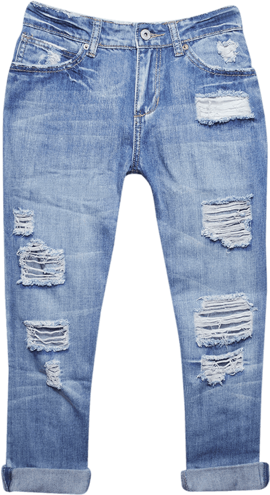 Download Ripped Jeans Clip Art - Jeans En Png - ClipartKey