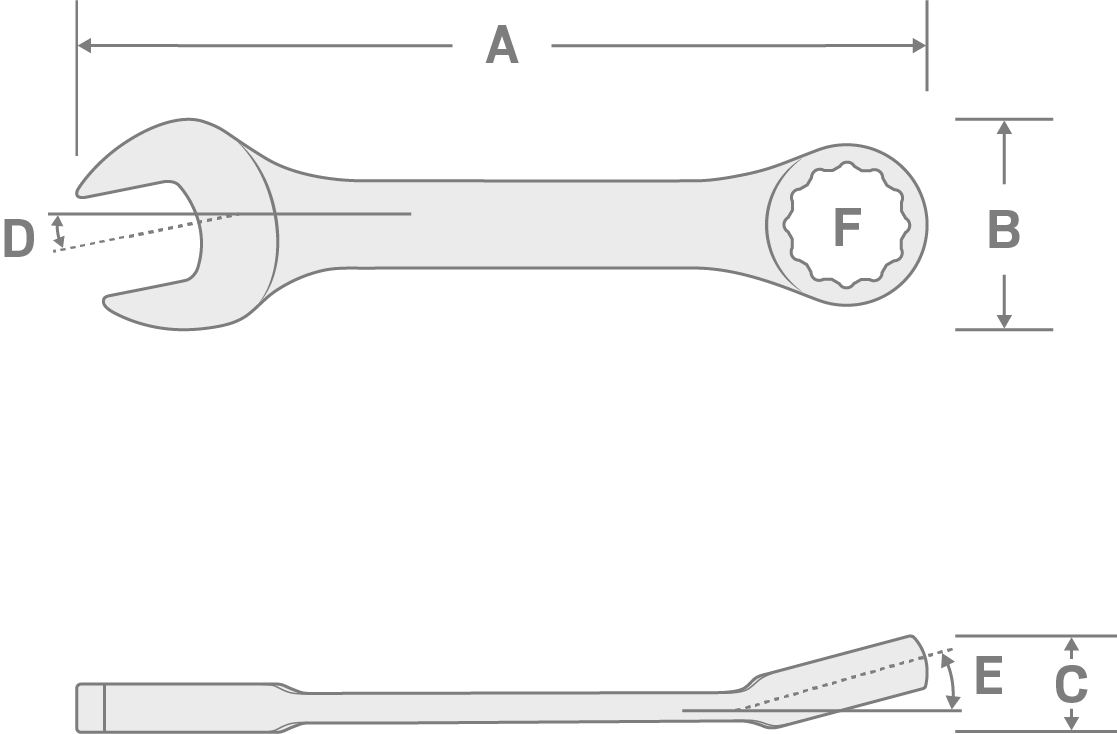 Download Transparent Combination Wrench Clipart - Tool - ClipartKey