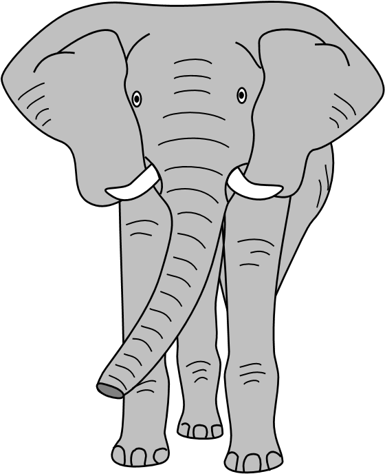 Download Elephant Head Clip Art - Elephant Head Image Clipart - ClipartKey