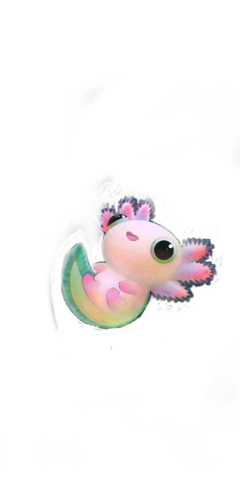 Download Freetoedit Axolotl - Cartoon - ClipartKey