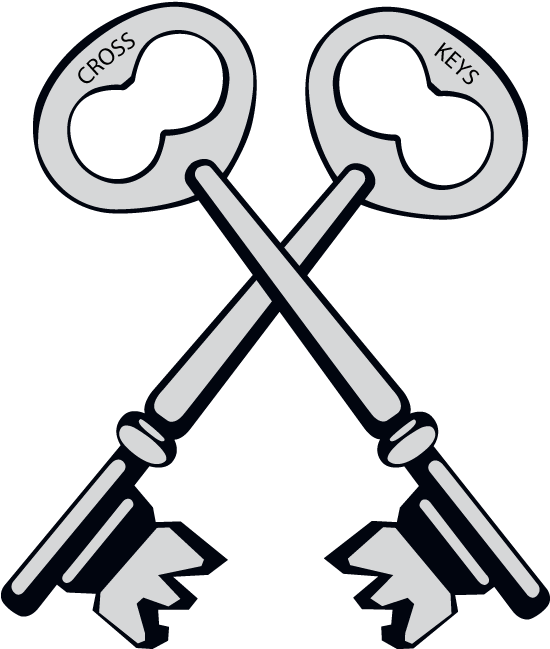 Download Cross Keys Logo Png - ClipartKey