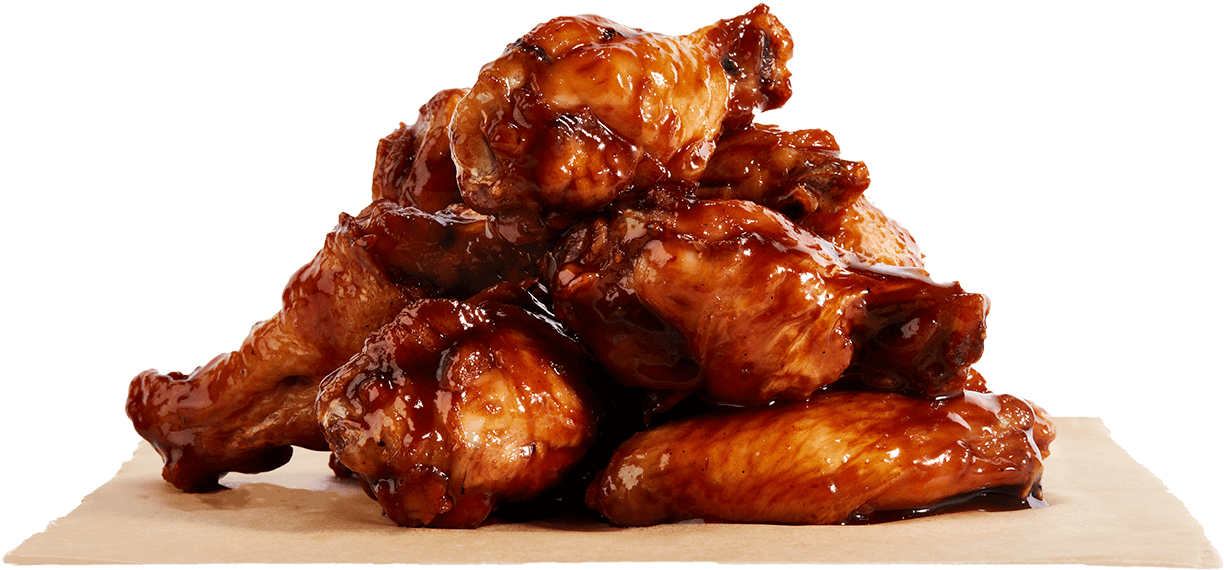 Download Bbq Chicken Wings Png - ClipartKey