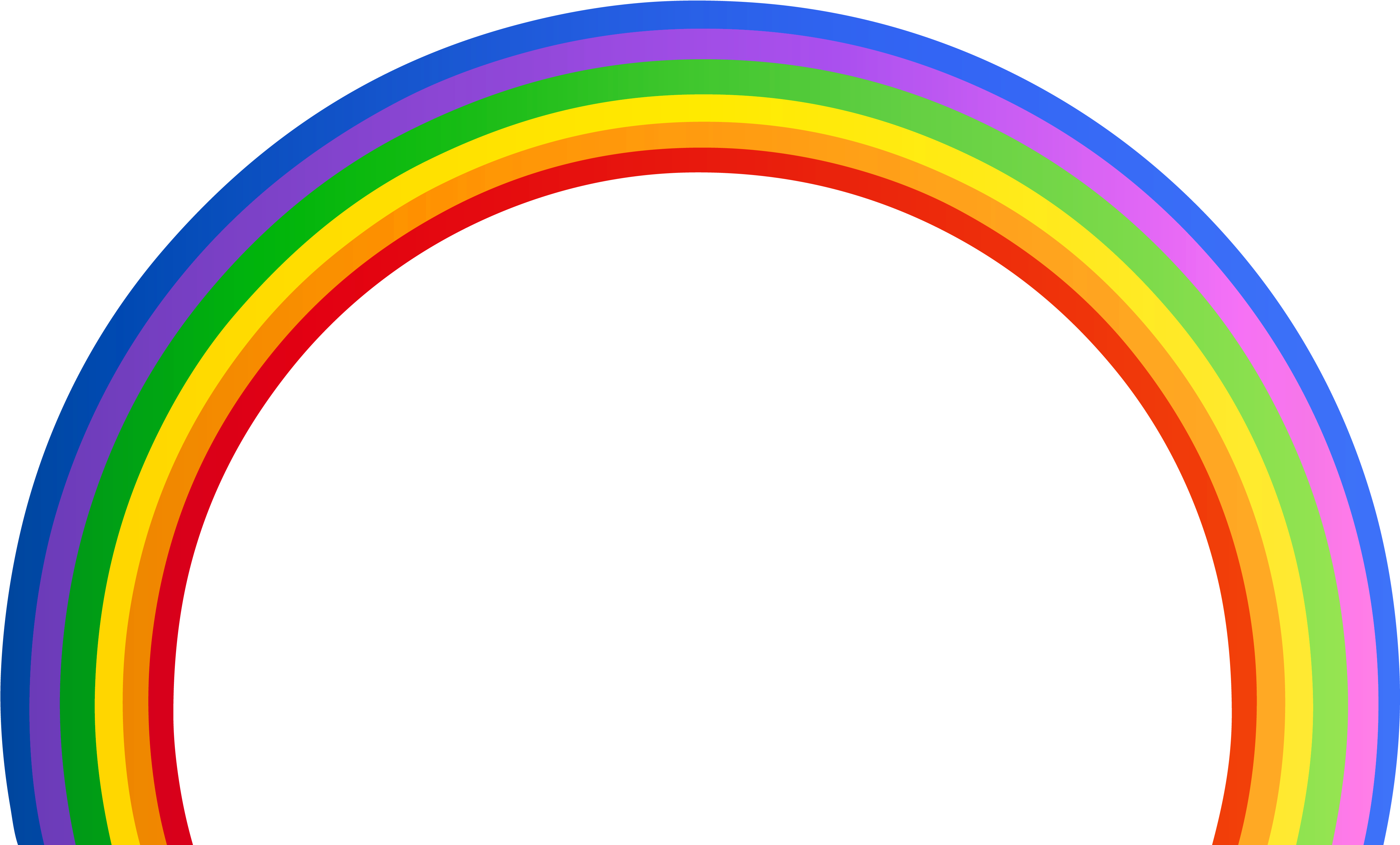 Download Rainbow Transparent Clipart - Transparent Background Rainbow