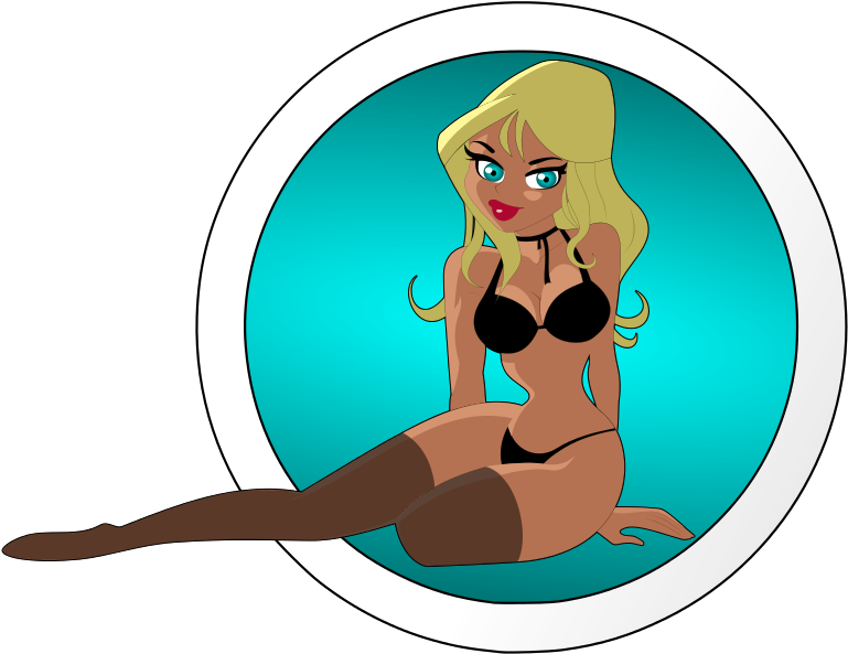 Download Pinup Pin Up Vector Svg Clipartkey 4063