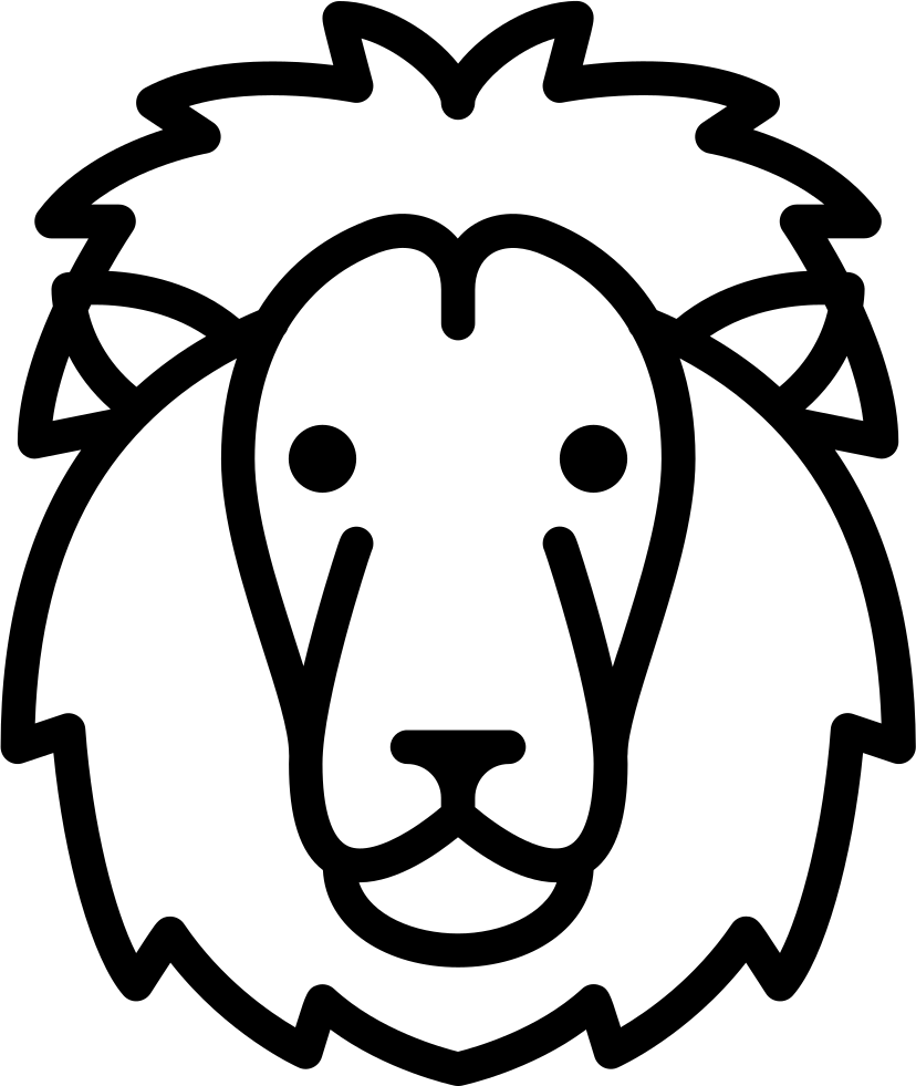 Download Lion Head - Lion Head Svg - Clipartkey