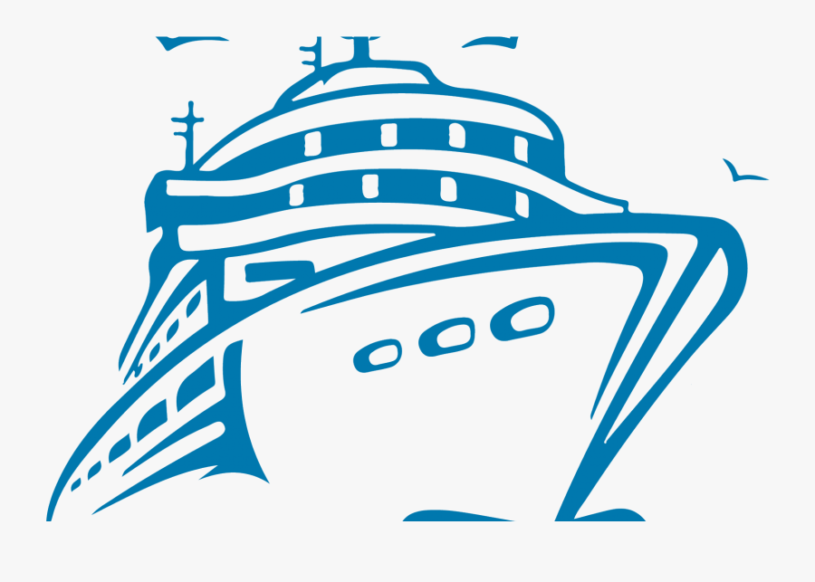 Transparent Cruise Ship Clipart - Cruise Ship Clipart Black And White, Transparent Clipart