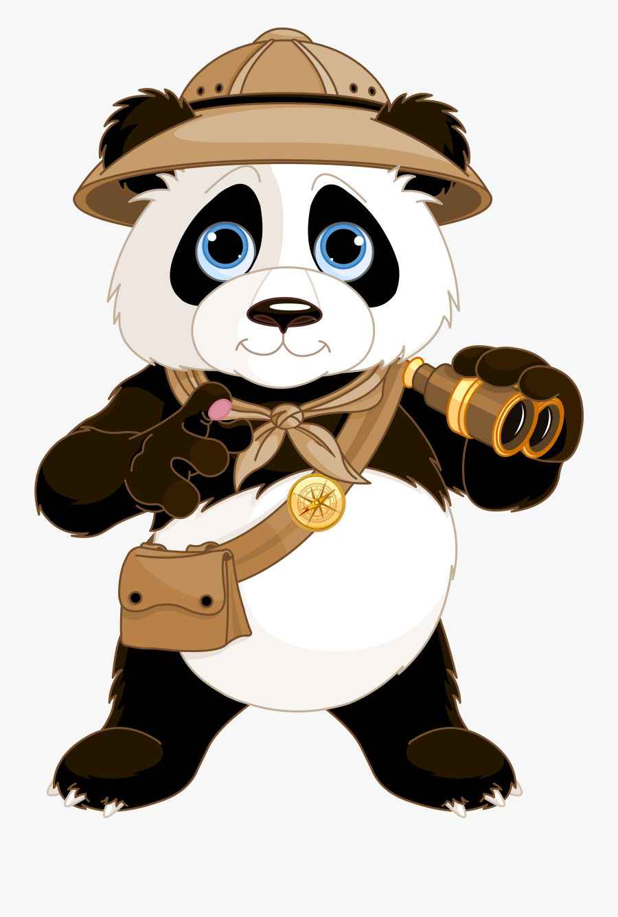 Cute Panda Clipart Page 2 - Cute Panda Cartoon Png, Transparent Clipart
