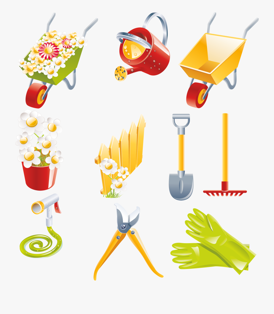 Garden Collection Png Gallery - List Of Gardening Tools Clipart, Transparent Clipart