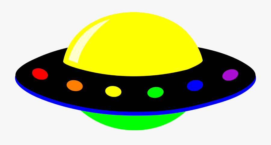 Alien Spaceship Clip Art, Transparent Clipart