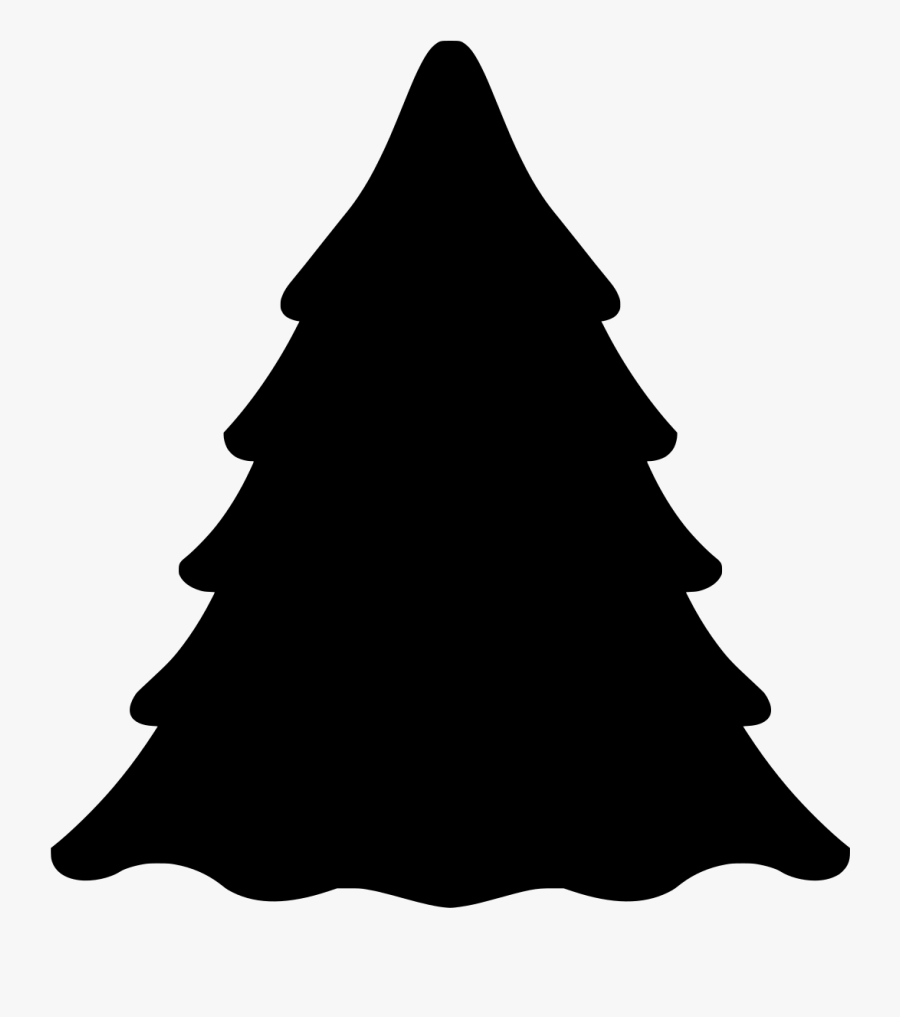 Shaow Clipart Pine Tree - Evergreen Tree Silhouette Clipart, Transparent Clipart