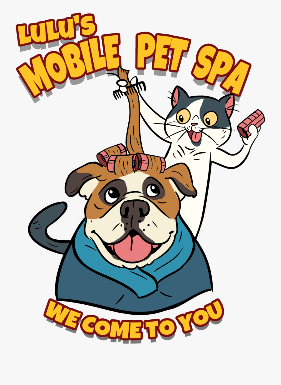 Lulu"s Mobile Pet Spa Jpg Black And White Download, Transparent Clipart
