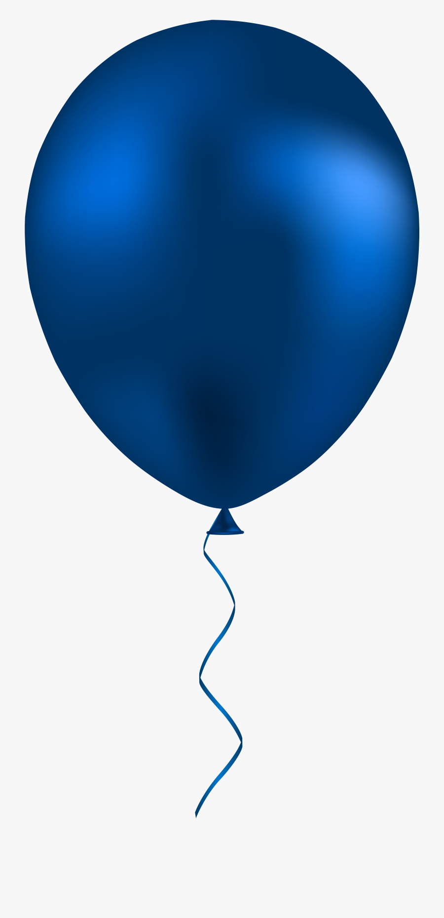 Dark Blue Balloon Png Clip Art - Dark Blue Balloon Png, Transparent Clipart
