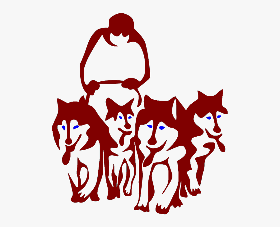 Clip Transparent Download Husky Free On Dumielauxepices - Dibujos De Perros De Trineos, Transparent Clipart