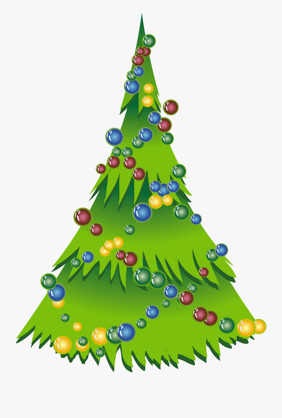 Christmas Simple Tree Png Clipart - Christmas Tree Png, Transparent Clipart