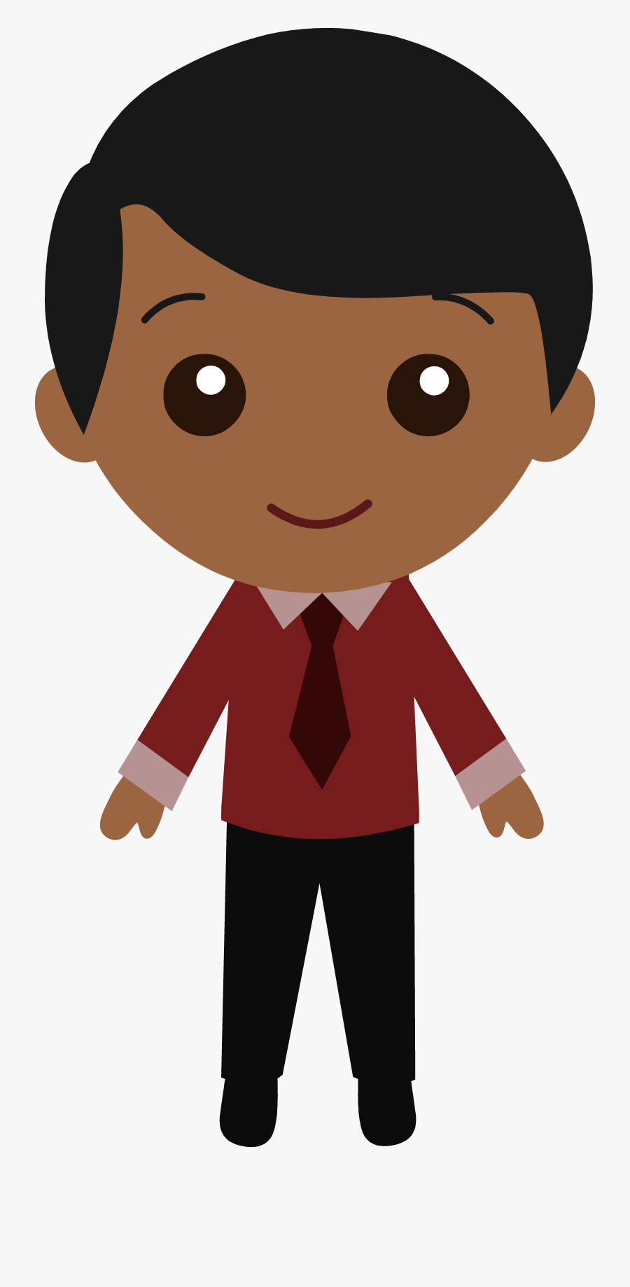 Bible Clipart African American - Boy With Black Hair Clipart, Transparent Clipart