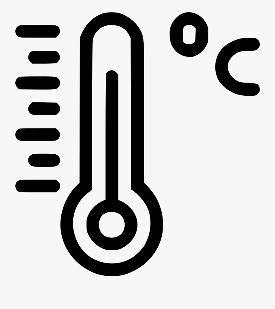 Temperature Reading Celsius Centigrade - Temperature Symbol, Transparent Clipart
