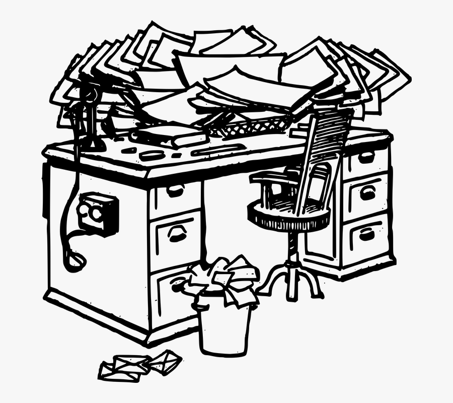 Clip Art Messy Kitchen Meme - Messy Desk Clipart, Transparent Clipart