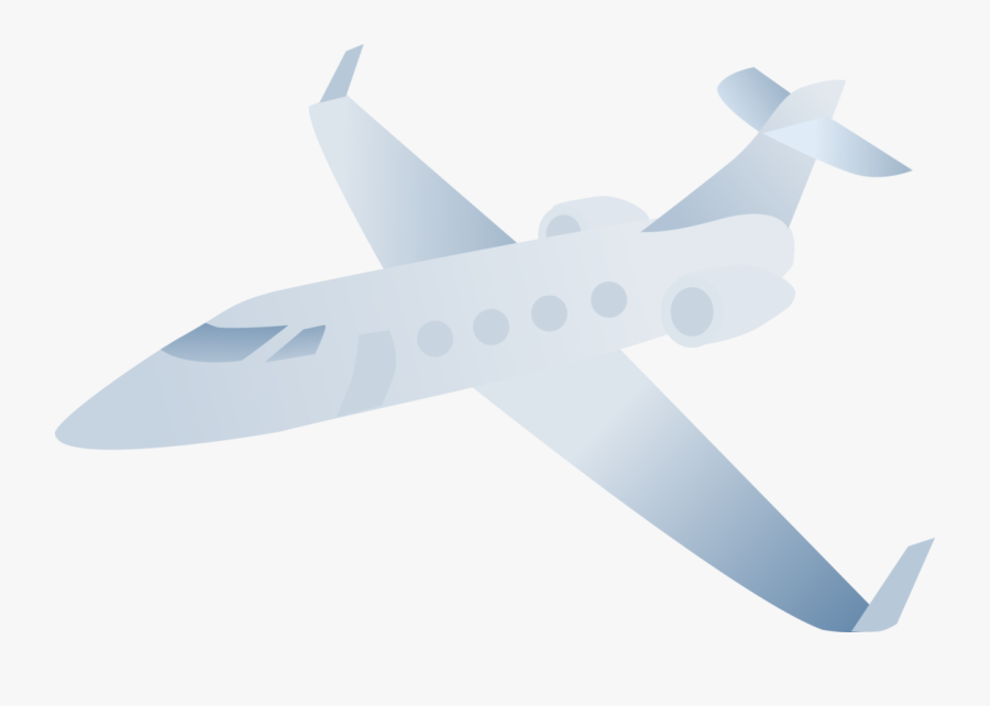 Jet Airplane - Monoplane, Transparent Clipart