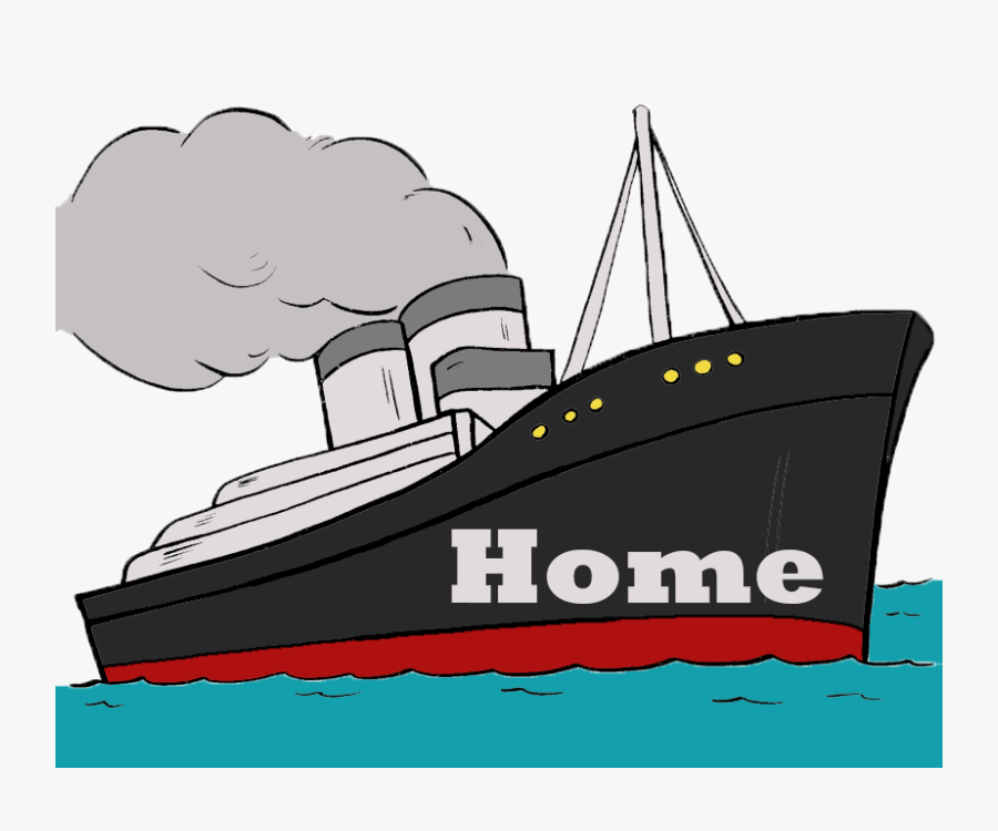 Cartoon Titanic Ship Clipart , Png Download - Ship Cartoon Titanic, Transparent Clipart