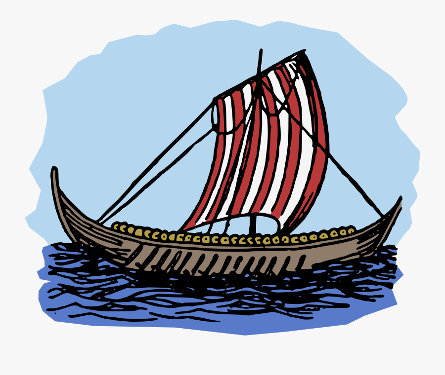 Clip Art Stock Boat Colour Big Image - Colour Image Of Boat, Transparent Clipart