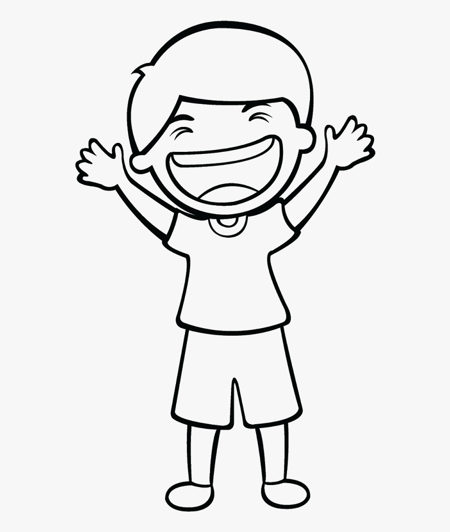 Clip Art Laughing Clipart Black And White - Laughing Clipart Black And White, Transparent Clipart