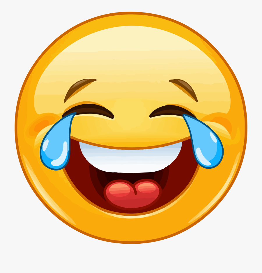 Clip Art Laugh Out Loud Emoji - Emoji Laughing, Transparent Clipart