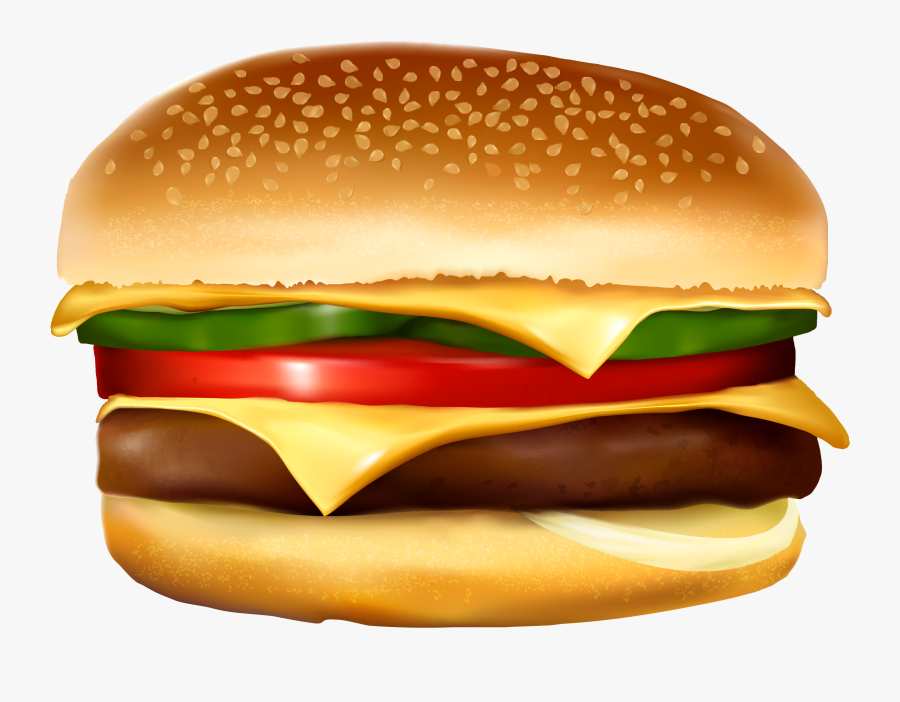 Burger Png Vector Clipart - Burger Clipart Png, Transparent Clipart