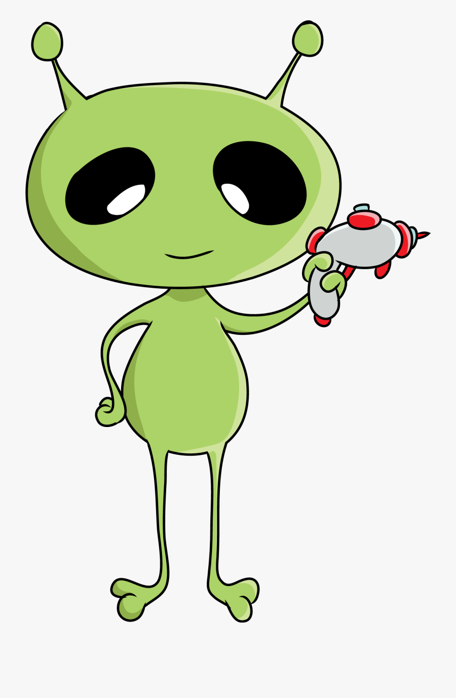 Cartoon Alien Clipart - Alien Clipart, Transparent Clipart