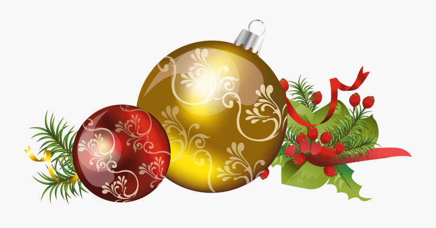 Christmas Balls Png, Transparent Clipart