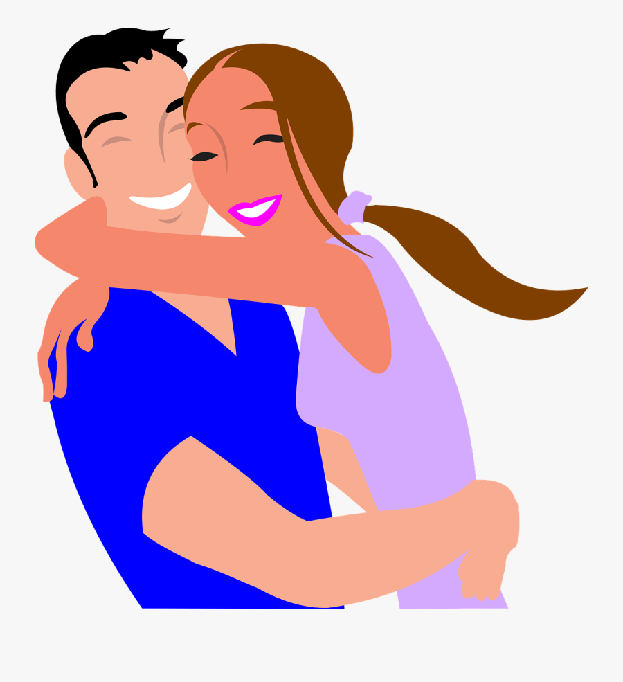 Couple Hugging Laugh Love Romantic Good Night Gif Free