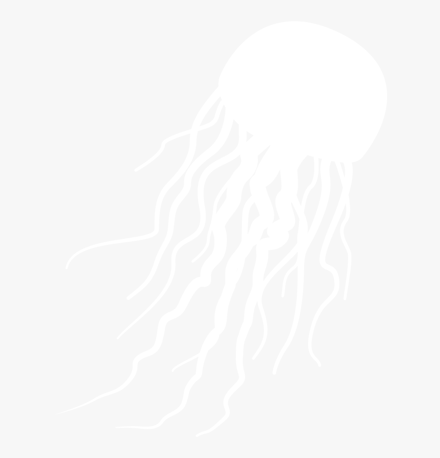 Jellyfish Silhouette By Umi - Jelly Fish Vector Png, Transparent Clipart